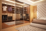 Schwebetüren-Schlafzimmerschränke: platzsparend und elegant